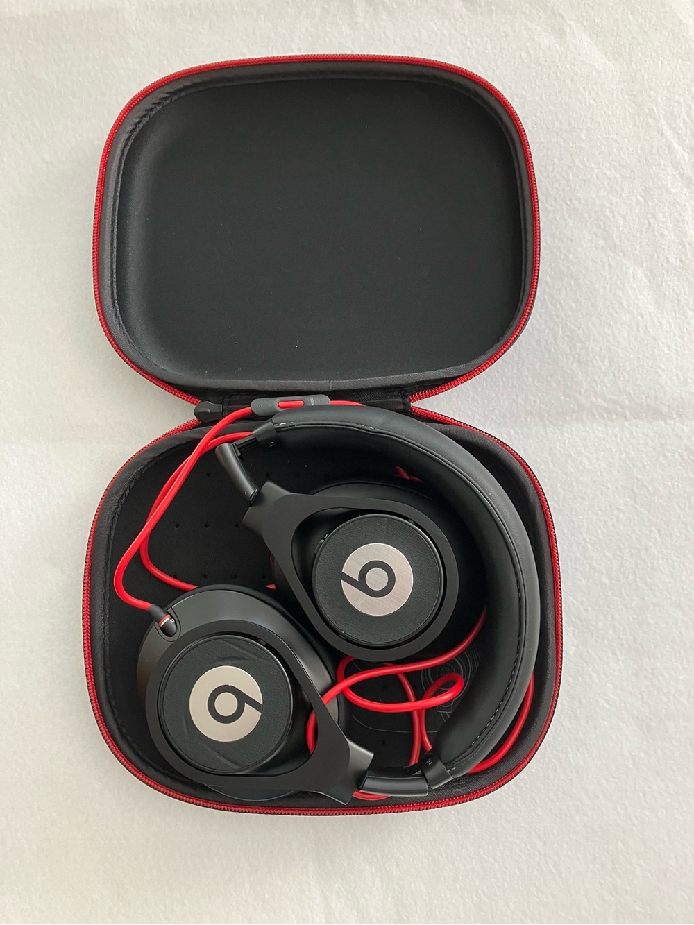 Beats Executive by Dr. Dre Black Red and Black Wired On-Ear Headphones